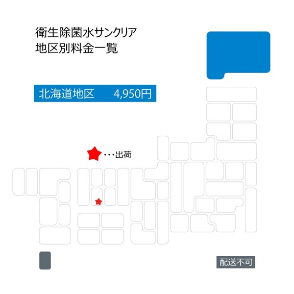 衛生除菌水サンクリア　BIB10L(発送先：北海道)