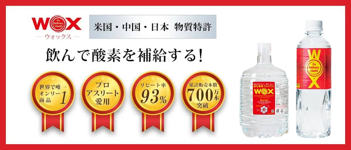 WOX 米国・中国・日本 物質特許